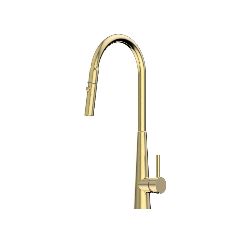brushed gold kitchen sink tap